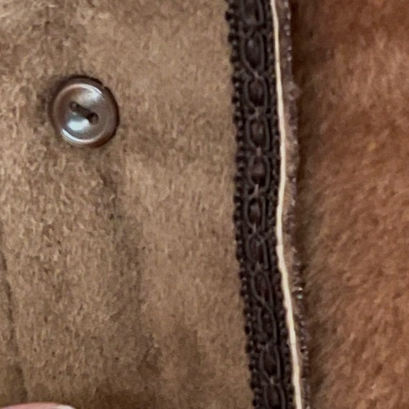 Gorgeous Bark Brown/Toffee/Espresso Sueded Lambskin Shearling Coat - Picture 8 of 14